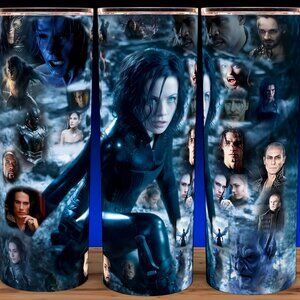 Underworld - Selene - Vampire Movie Collage Cup Mug Tumbler 20oz